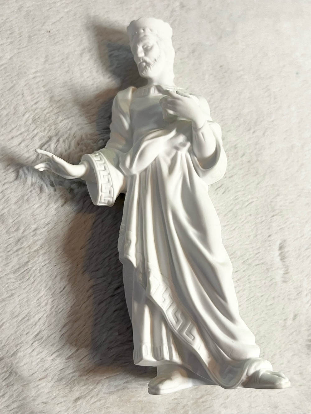 Vintage Lenox Nativity King Melchior White Fine Bone China Religious Figurine